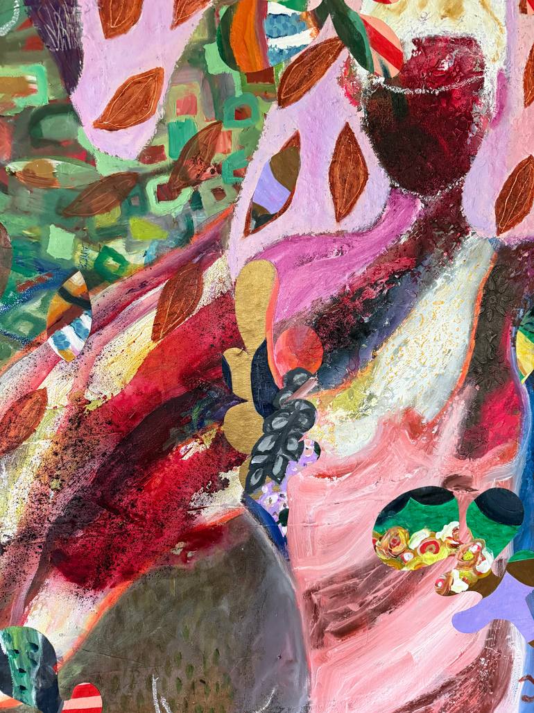 Original Impressionism Women Painting by Jacqueline Van Der Plaat