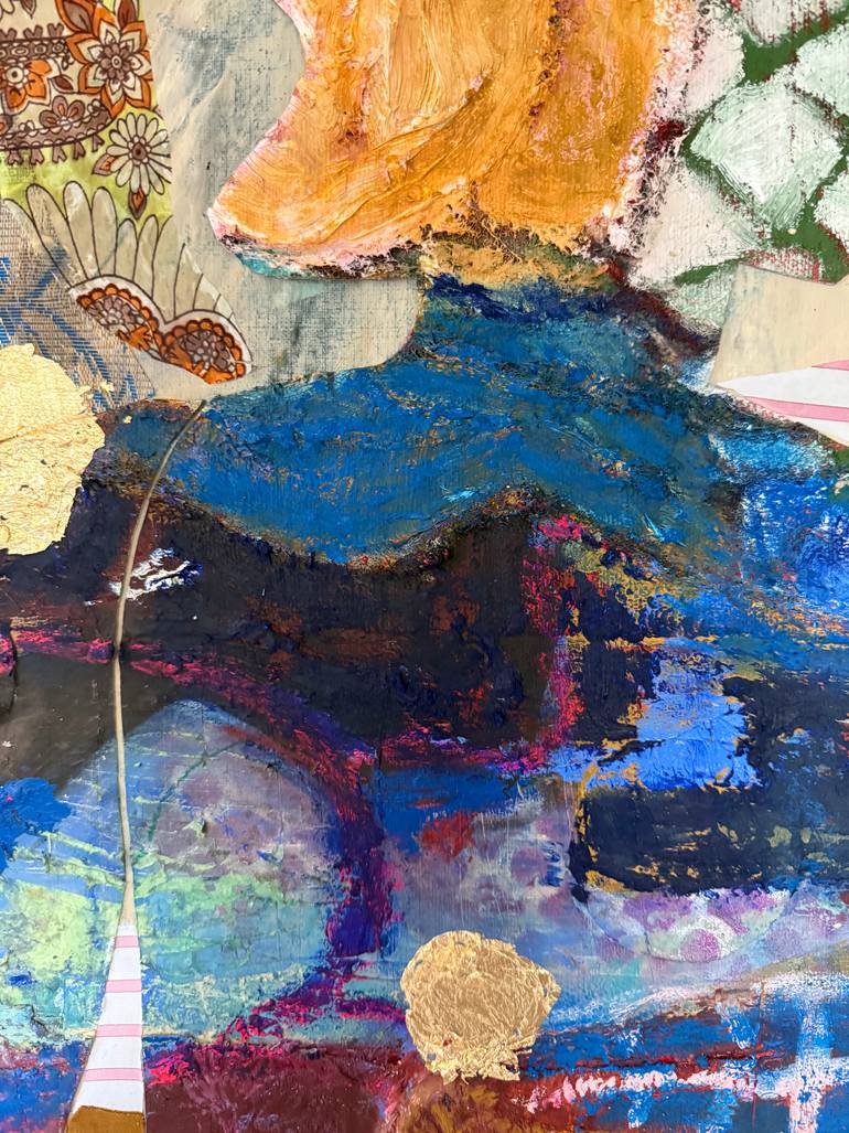Original Neo-impressionism Women Mixed Media by Jacqueline Van Der Plaat