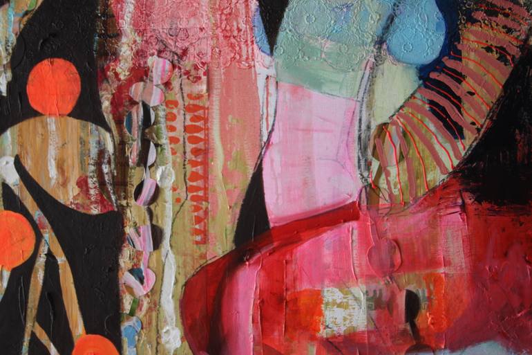 Original Expressionism Women Painting by Jacqueline Van Der Plaat