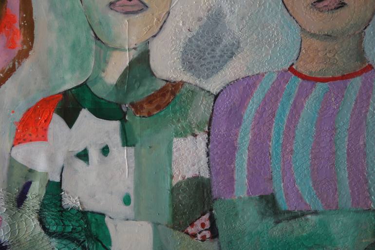 Original Figurative Children Painting by Jacqueline van der Plaat