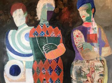 Original Impressionism Women Paintings by Jacqueline van der Plaat