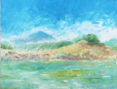 Original Expressionism Landscape Painting by Clay Vajgrt