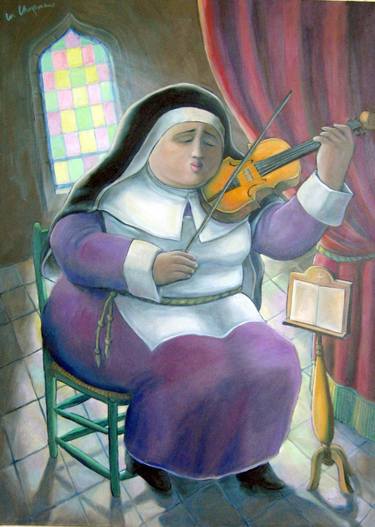 Print of Figurative Music Paintings by Lee Chapman
