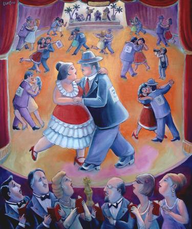 Print of Performing Arts Paintings by Lee Chapman