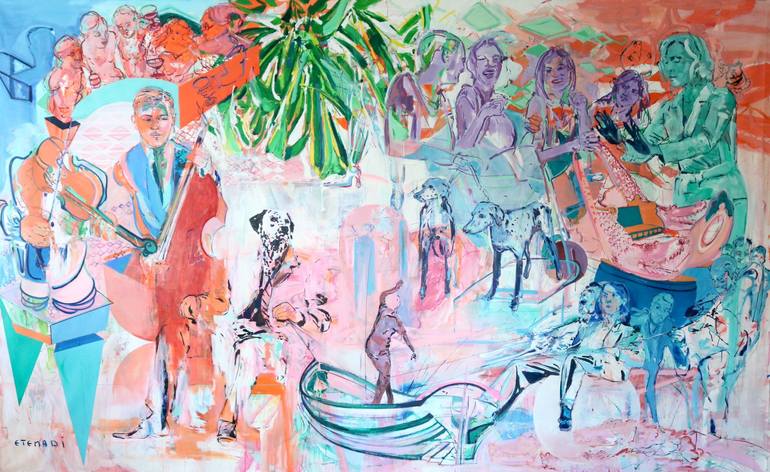 Print of Contemporary Fantasy Paintings by Elham Etemadi