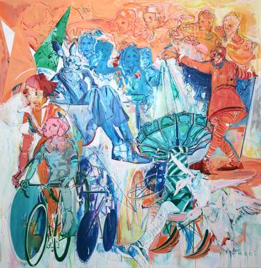 Print of Expressionism Fantasy Paintings by Elham Etemadi