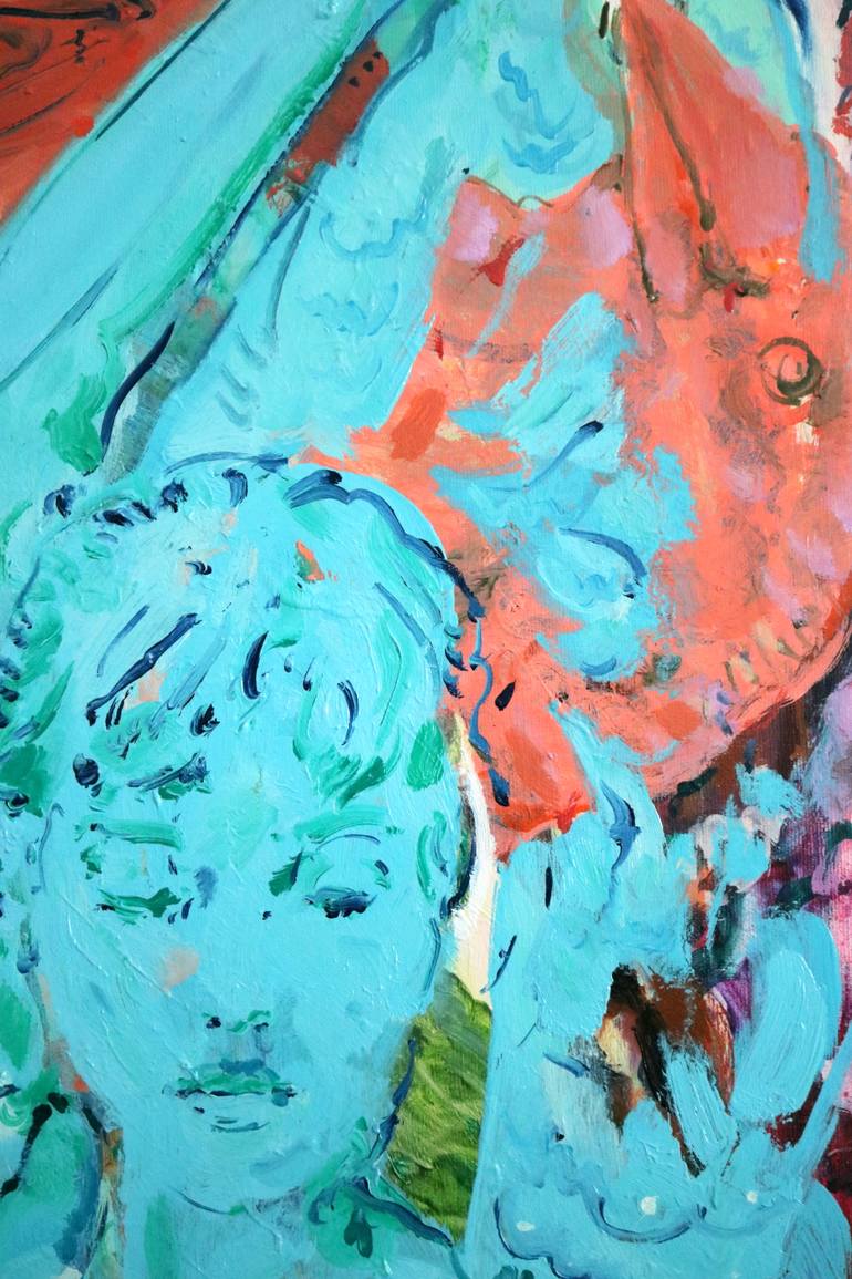 Original Contemporary Body Painting by Elham Etemadi