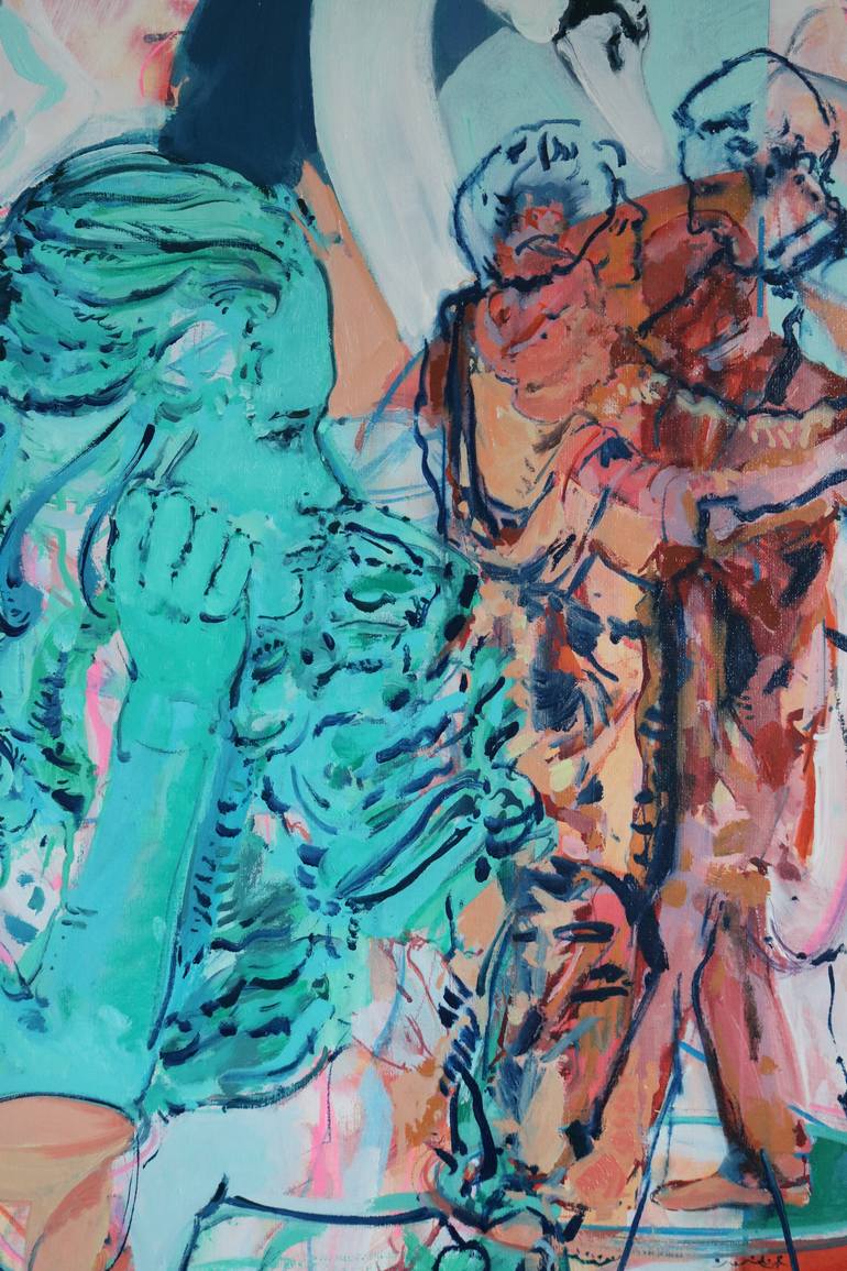 Original Contemporary Love Painting by Elham Etemadi