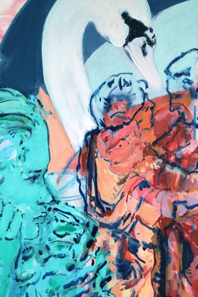 Original Contemporary Love Painting by Elham Etemadi