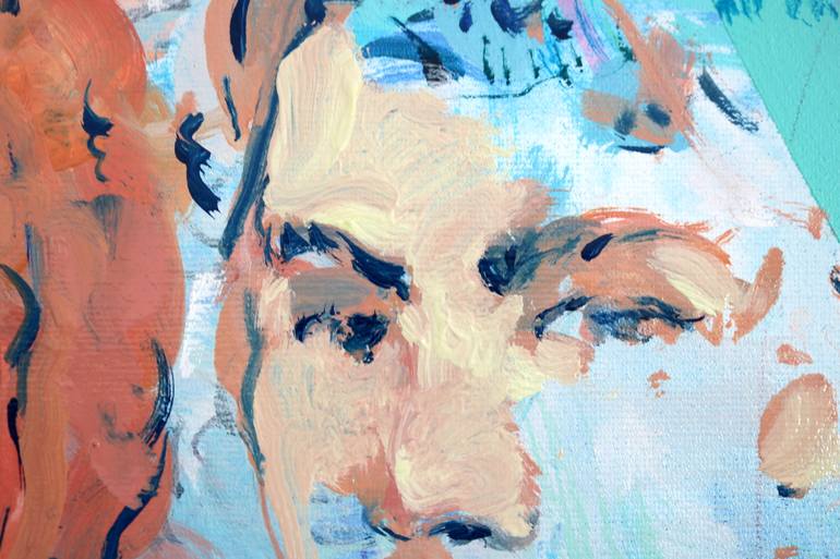 Original Expressionism Fantasy Painting by Elham Etemadi