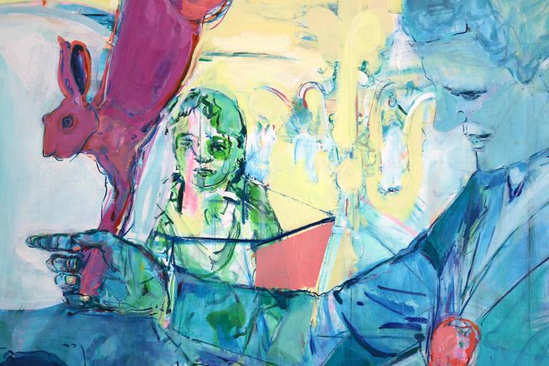 Original Contemporary Boat Painting by Elham Etemadi