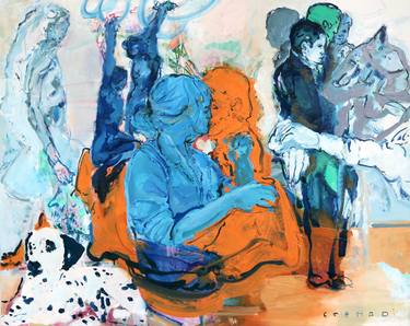 Original Contemporary Fantasy Painting by Elham Etemadi