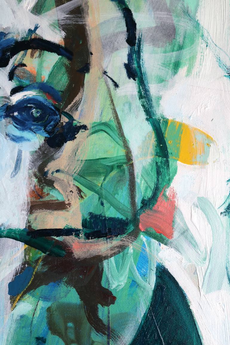 Original Expressionism Women Painting by Elham Etemadi