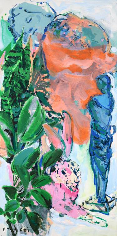 Original Contemporary Botanic Paintings by Elham Etemadi