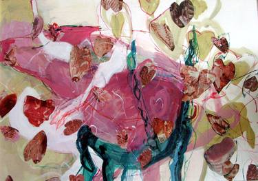 Original Abstract Expressionism Animal Paintings by Elham Etemadi