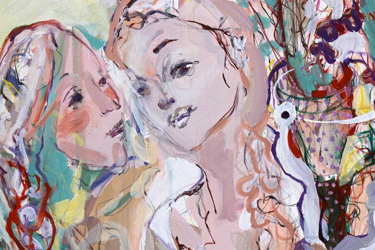 Original Figurative Women Painting by Elham Etemadi