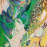 plants, animals, toys, architectural elements stand alongside humans. on the stage of the canvas. They run it, will reappear as if the space provided them an infinite freedom