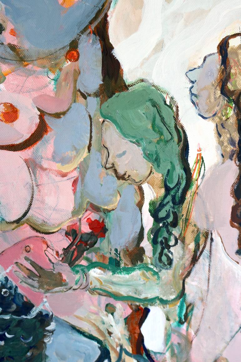 Original Figurative Animal Painting by Elham Etemadi