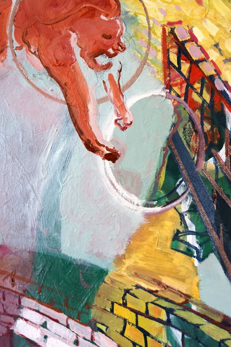 Original Expressionism Children Painting by Elham Etemadi