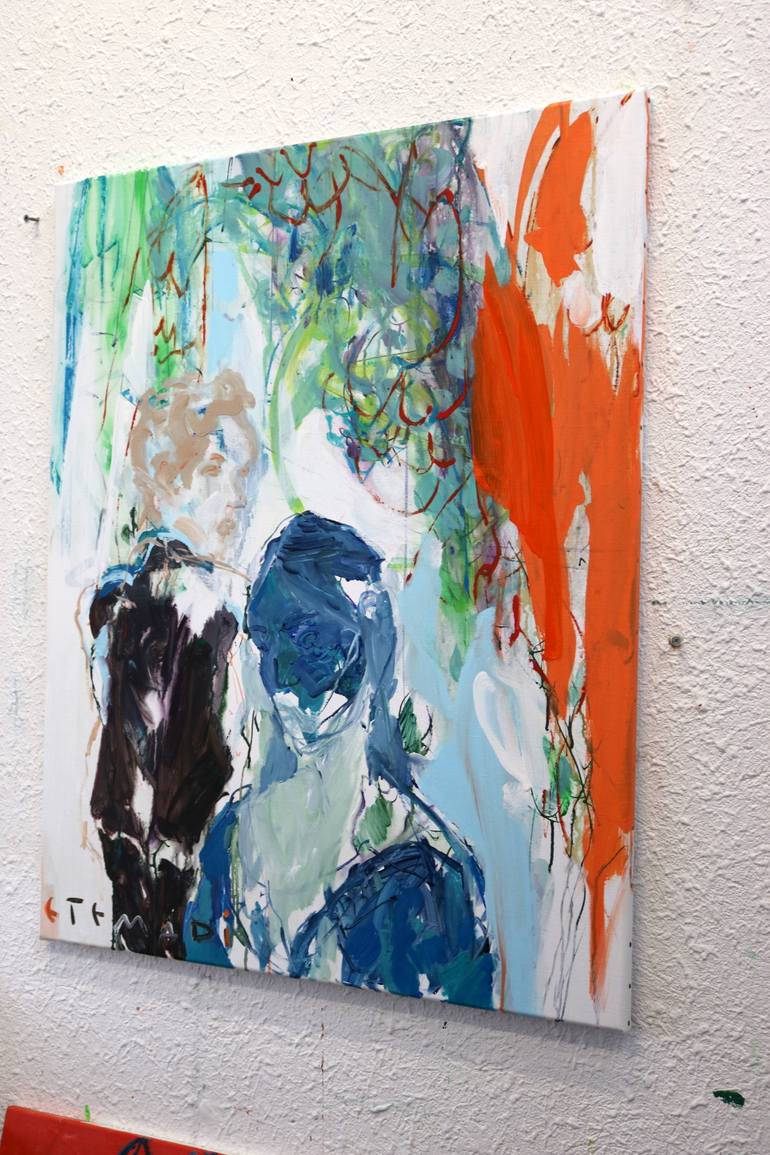 Original Expressionism Men Painting by Elham Etemadi
