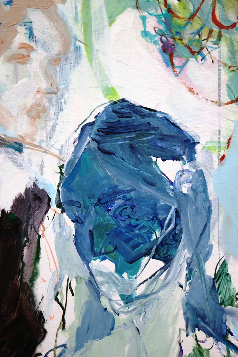 Original Expressionism Men Painting by Elham Etemadi