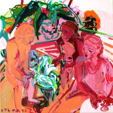 Print of Expressionism Love Paintings by Elham Etemadi