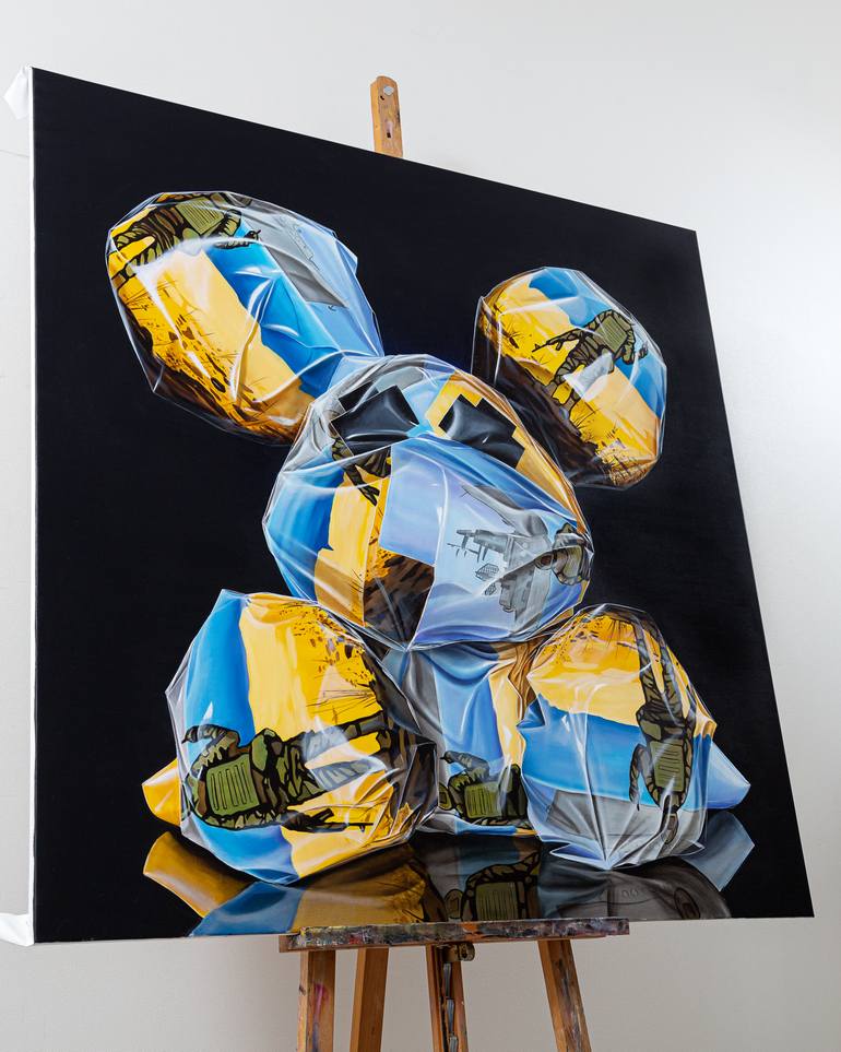 Original Photorealism Pop Culture/Celebrity Painting by Sergey Piskunov