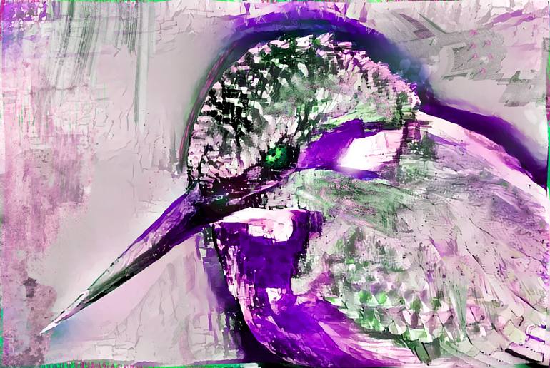 Original Abstract Expressionism Animal Mixed Media by David Vijsma