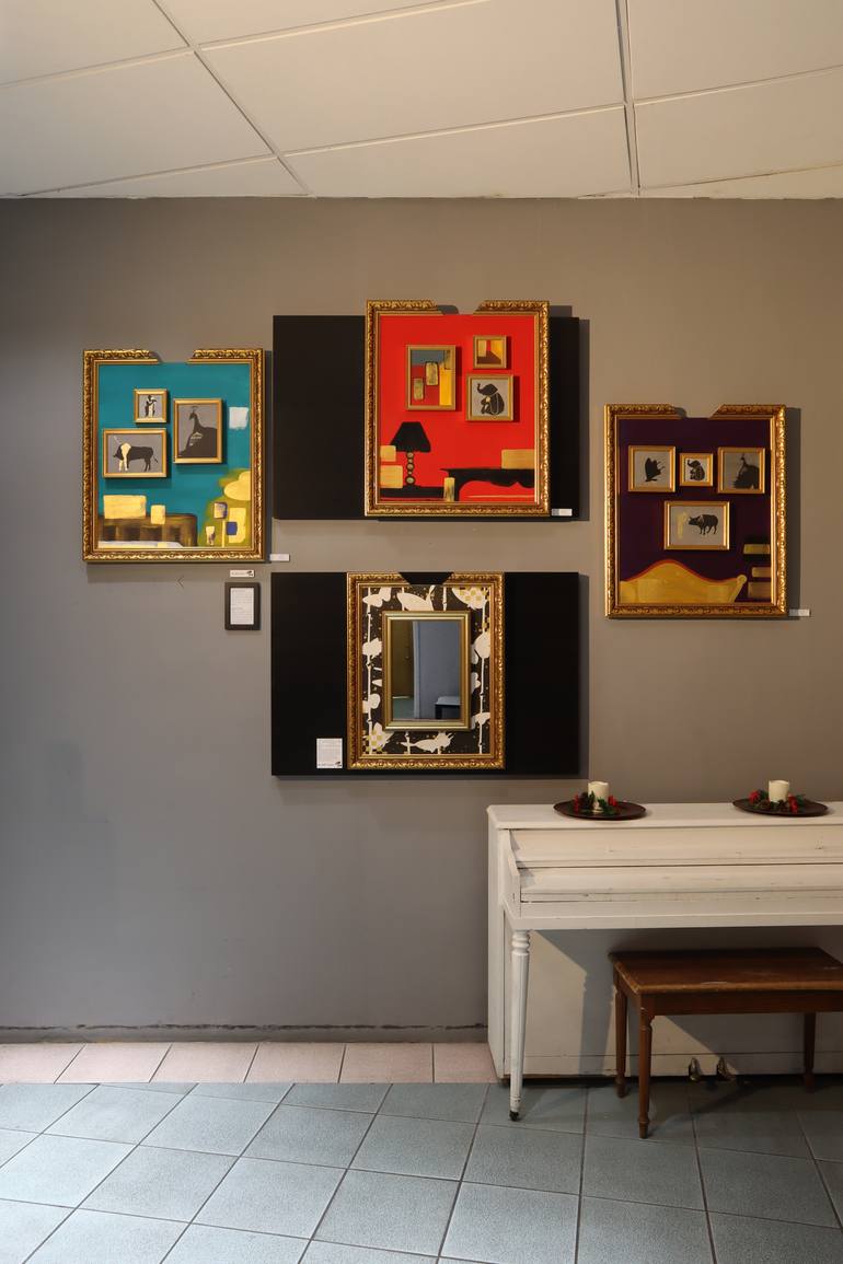 Original Art Deco Abstract Painting by Tommy Seo