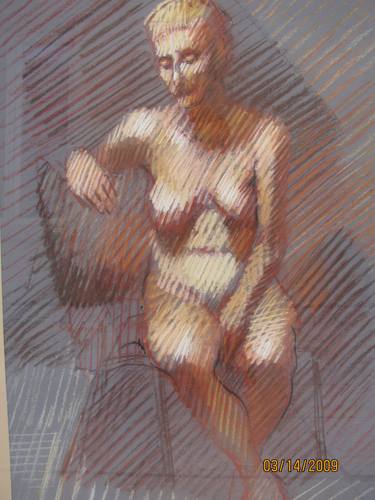 Original Figurative Nude Drawings by Shant Beudjekian