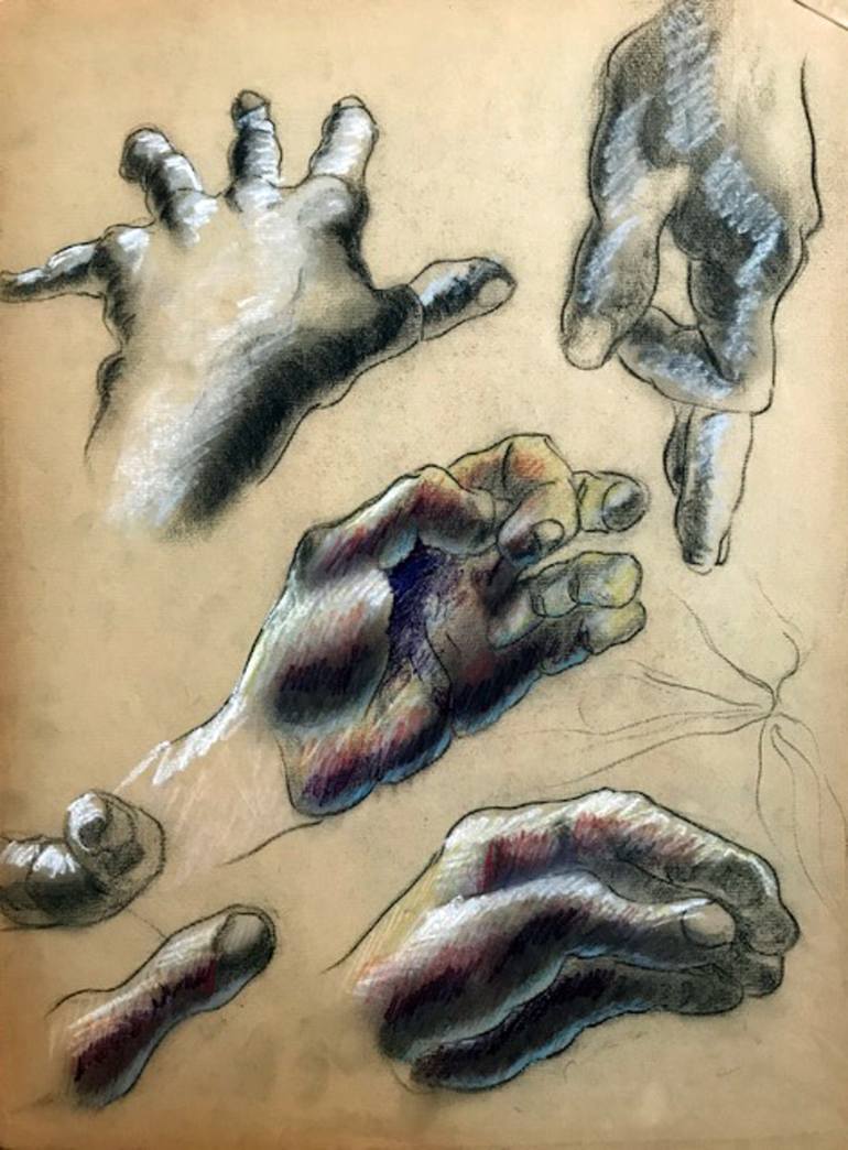 hand gestures sketches
