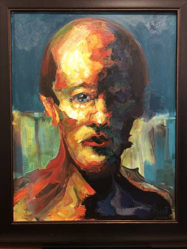 Original Abstract Portrait Paintings by Shant Beudjekian