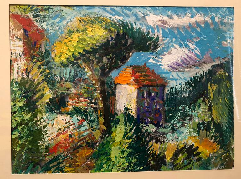 Original Abstract Landscape Painting by Shant Beudjekian