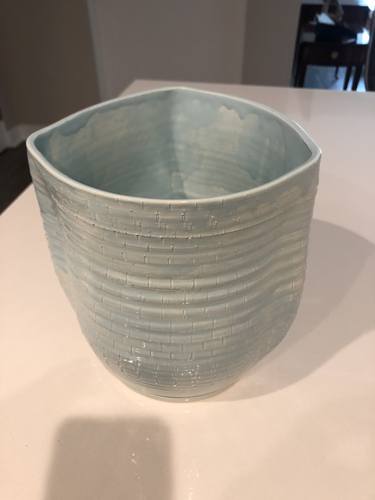 Light Blue Altered Vase thumb