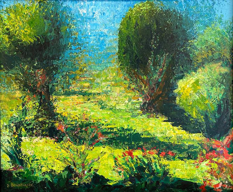 Original Documentary Landscape Painting by Shant Beudjekian