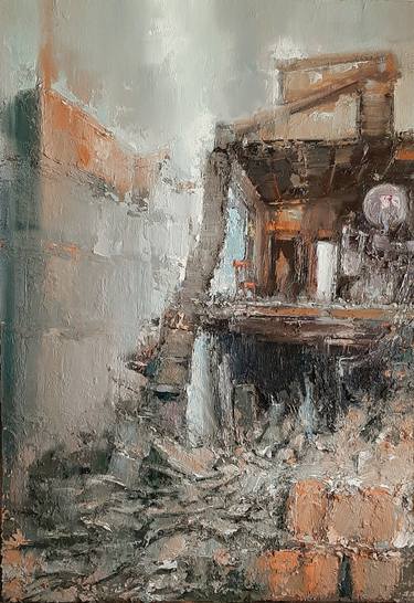 Original Figurative Landscape Painting by Alessandro Papari