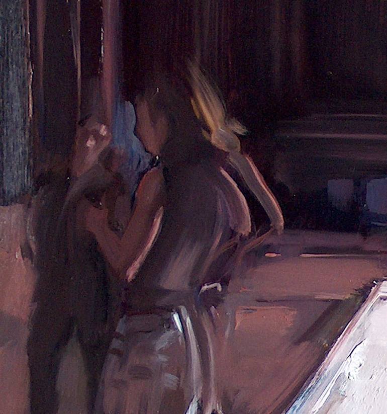 Original Figurative People Painting by Alessandro Papari