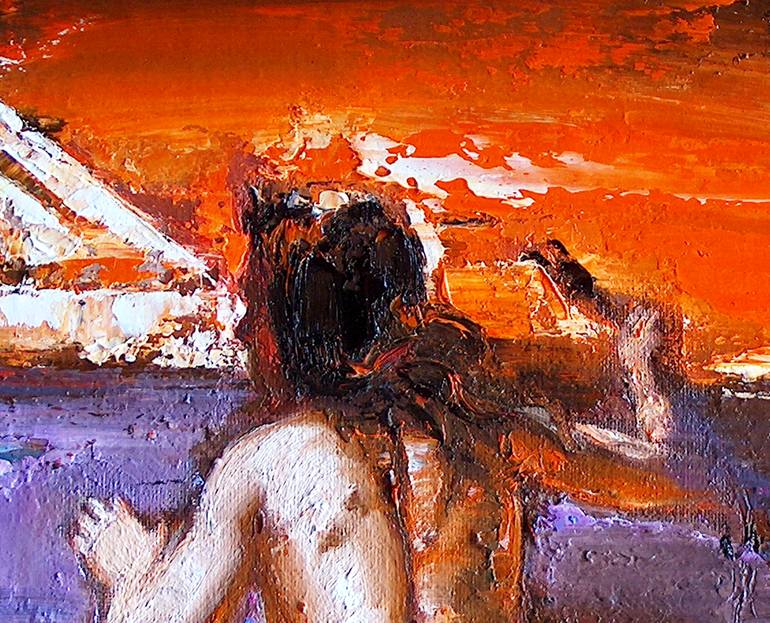Original Figurative Nude Painting by Alessandro Papari