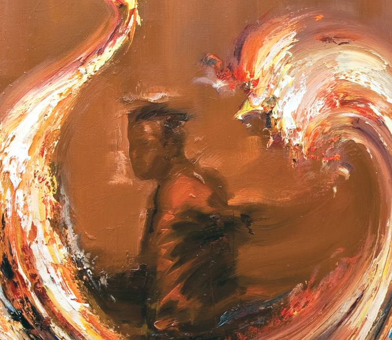 Original Figurative Men Painting by Alessandro Papari