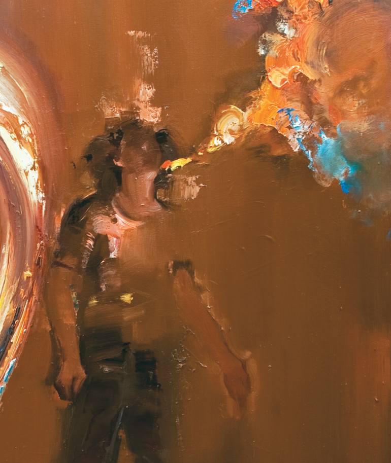 Original Figurative Men Painting by Alessandro Papari