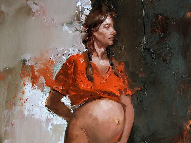 Original Women Painting by Alessandro Papari