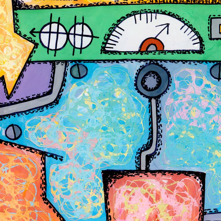 Original Contemporary Animal Painting by Nikita Ostapenco