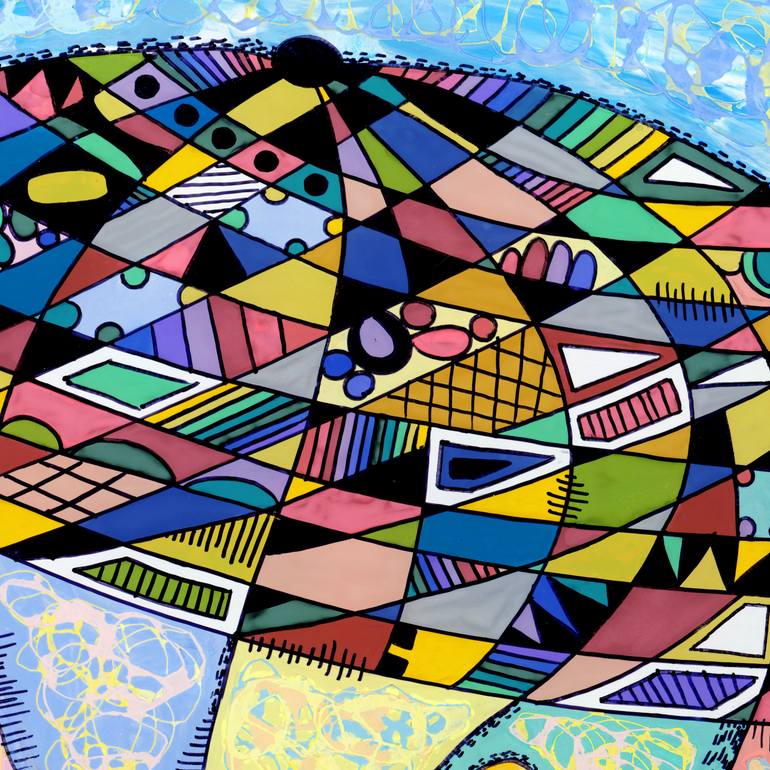 Original Contemporary Animal Painting by Nikita Ostapenco