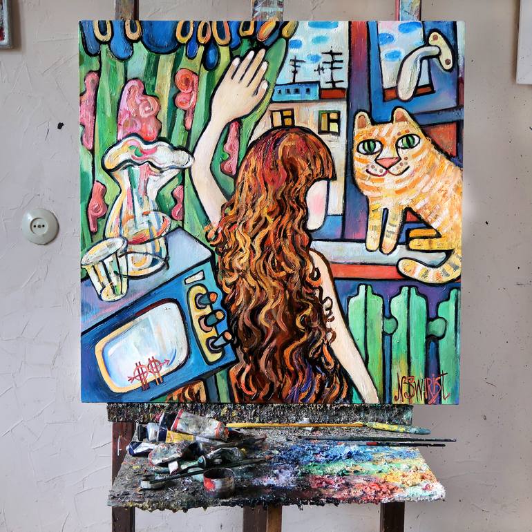 Original Contemporary Still Life Painting by Nikita Ostapenco