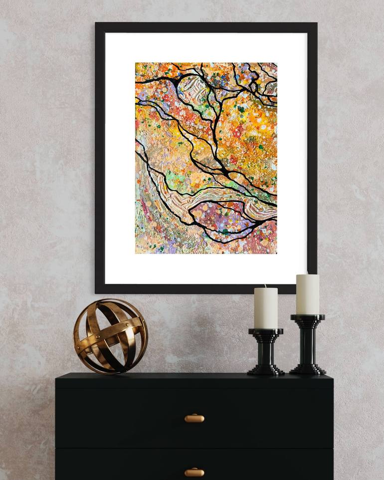 Original Contemporary Abstract Painting by Nikita Ostapenco