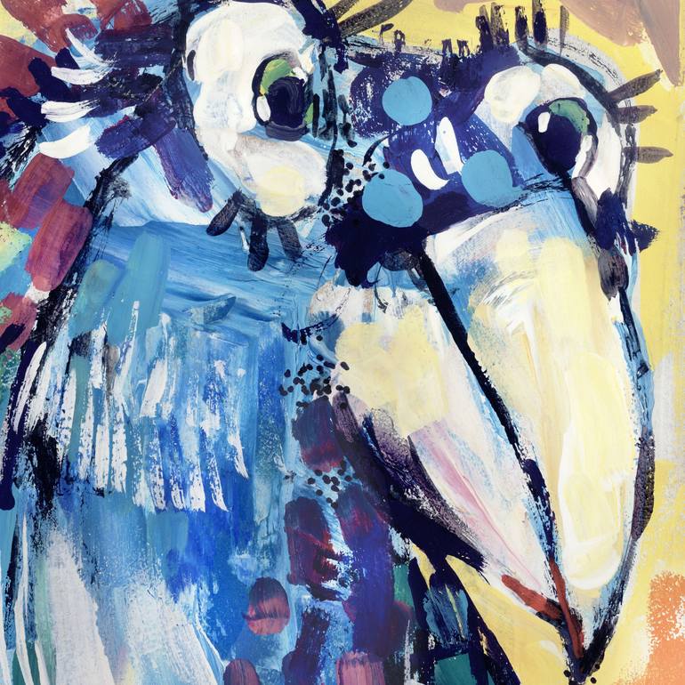 Original Impressionism Animal Painting by Nikita Ostapenco