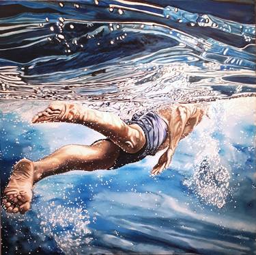 Original Figurative Water Printmaking by Paolo Terdich