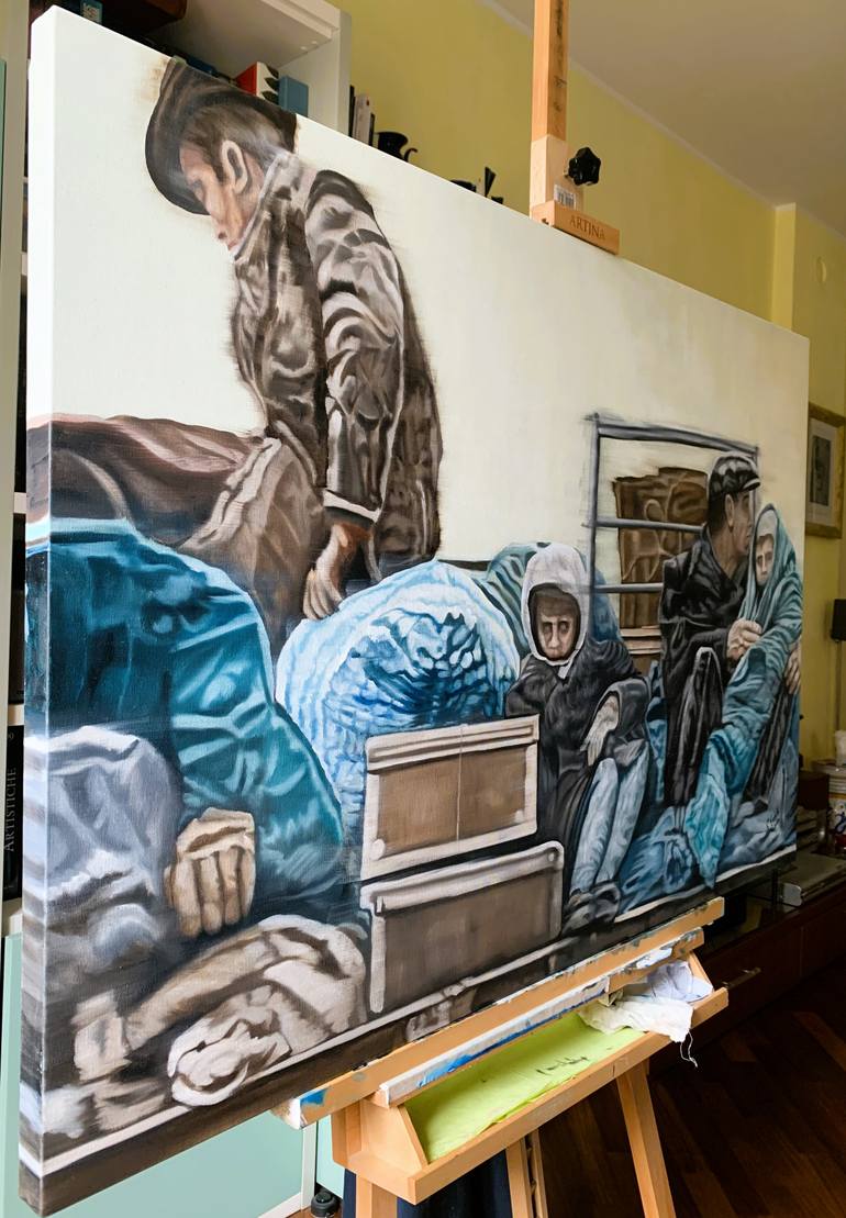 Original Figurative People Painting by Paolo Terdich