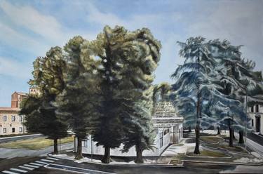 Original Figurative Landscape Painting by Paolo Terdich