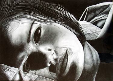 Original Realism Nude Drawings by Paolo Terdich